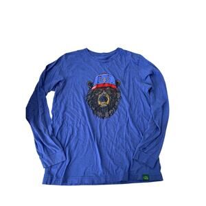 Wild Tribute 4 The Park Bear Graphic Long Sleeve Tee Men's Large